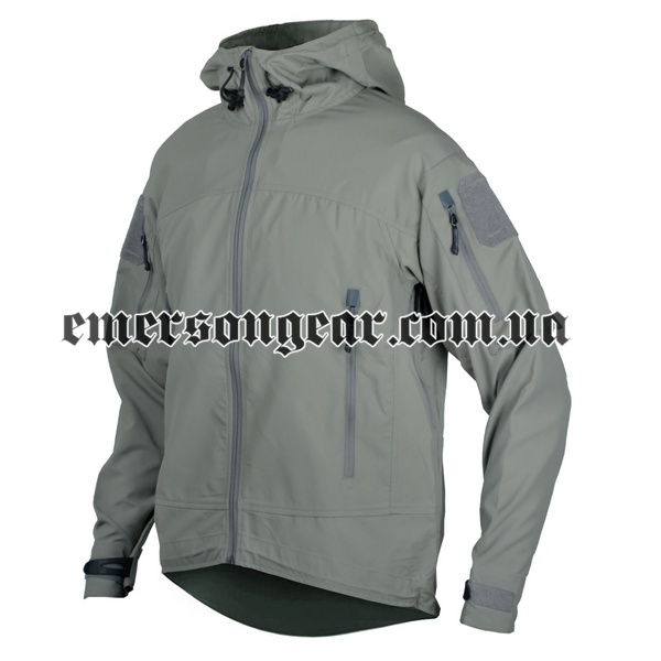 Emerson Bluelabel Catching Wind Tactical Windbreaker, Gray, Windshirts, Small