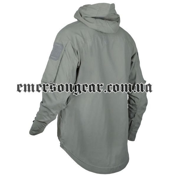 Emerson Bluelabel Catching Wind Tactical Windbreaker, Gray, Windshirts, Small