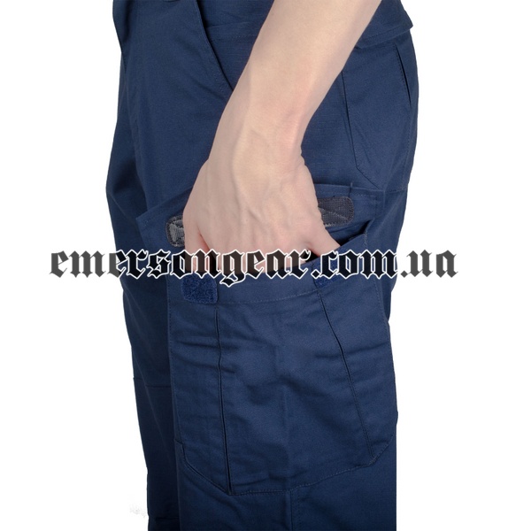 Тактичні штани Emerson Blue Label Ergonomic Fit Long Navy Blue 2000000101507 фото