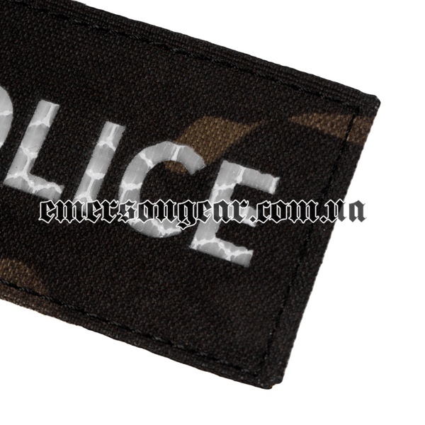 Нашивка Emerson Police Silver 9x5cm Patch 2000000049137 фото