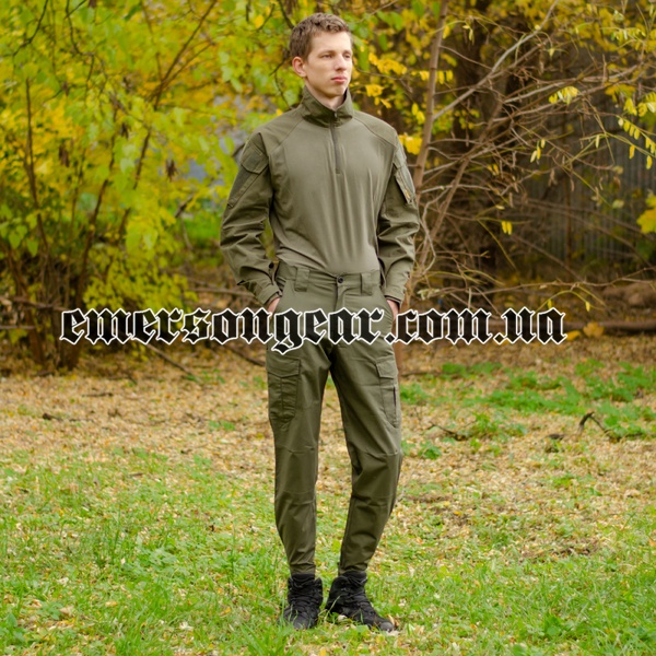 Тактична сорочка Emerson G3 Combat Shirt Upgraded version Olive 2000000094670 фото