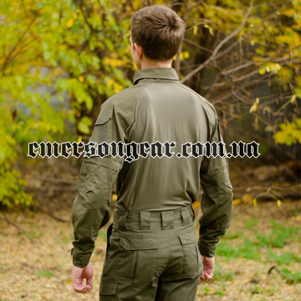 Тактическая рубашка Emerson G3 Combat Shirt Upgraded version Olive 2000000094670 фото