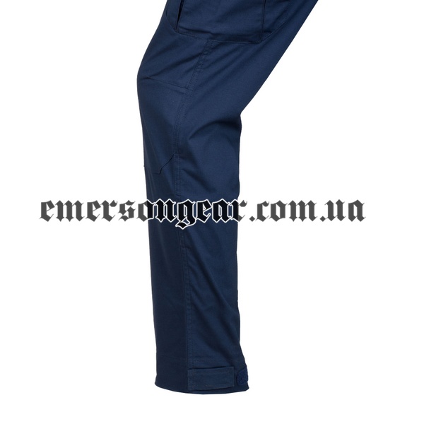 Emerson Blue Label Ergonomic Fit Long Pants Navy Blue, Navy Blue, Pants, 30/31