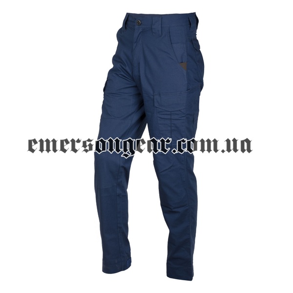 Emerson Blue Label Ergonomic Fit Long Pants Navy Blue, Navy Blue, Pants, 30/31