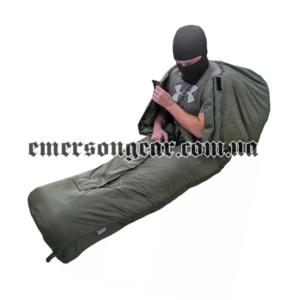 Emerson Blue Label Series “Cold Peak” Polar Sleeping Bag, Olive Drab