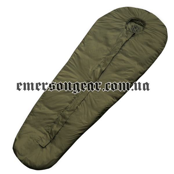 Emerson Blue Label Series “Cold Peak” Polar Sleeping Bag, Olive Drab