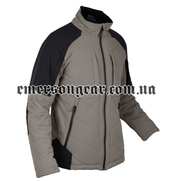 Emerson BlueLabel Patriot Lite “Clavicular Armor” Tactical Warm & Windproof Layer, Gray, Jackets, Large