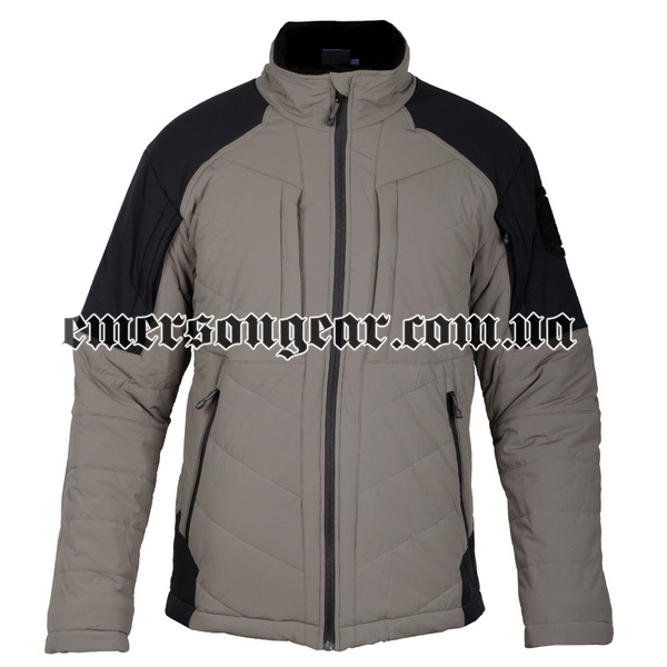 Emerson BlueLabel Patriot Lite “Clavicular Armor” Tactical Warm & Windproof Layer, Gray, Jackets, Large