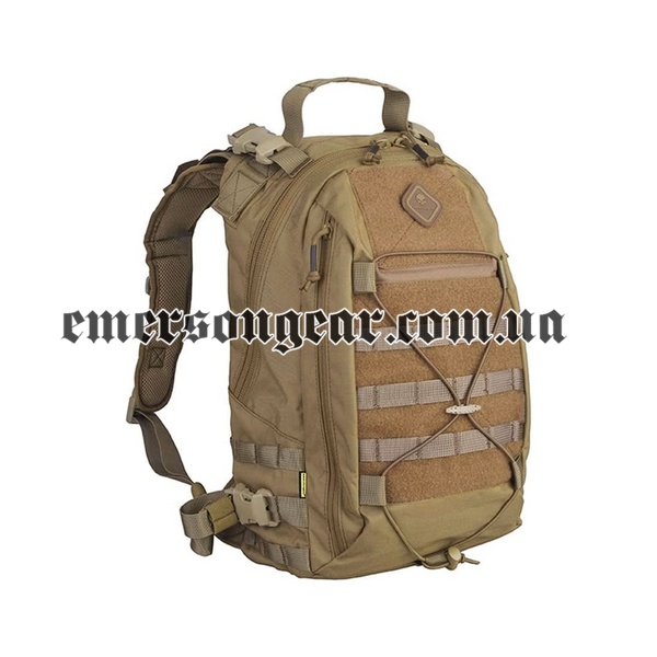 Emerson Assault Backpack/Removable Operator Pack, Coyote Brown, Backpacks, 17 l, Cordura 500D