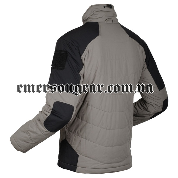 Emerson BlueLabel Patriot Lite “Clavicular Armor” Tactical Warm & Windproof Layer, Gray, Jackets, Large