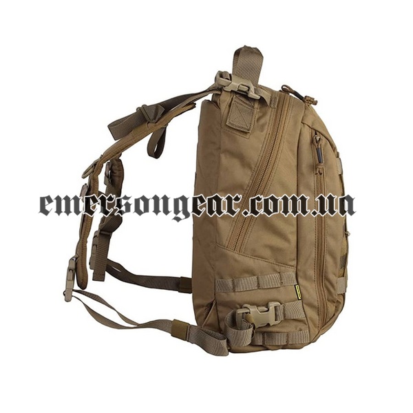 Emerson Assault Backpack/Removable Operator Pack, Coyote Brown, Backpacks, 17 l, Cordura 500D