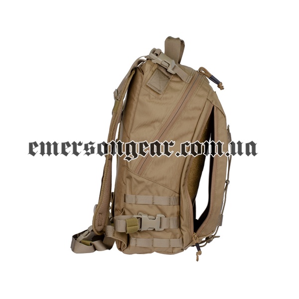 Emerson Assault Backpack/Removable Operator Pack, Coyote Brown, Backpacks, 17 l, Cordura 500D