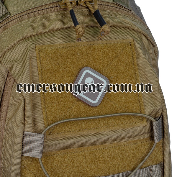 Emerson Assault Backpack/Removable Operator Pack, Coyote Brown, Backpacks, 17 l, Cordura 500D