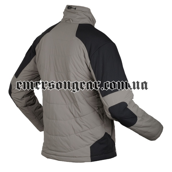 Emerson BlueLabel Patriot Lite “Clavicular Armor” Tactical Warm & Windproof Layer, Gray, Jackets, Large