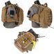 Emerson Assault Backpack/Removable Operator Pack, Coyote Brown, Backpacks, 17 l, Cordura 500D