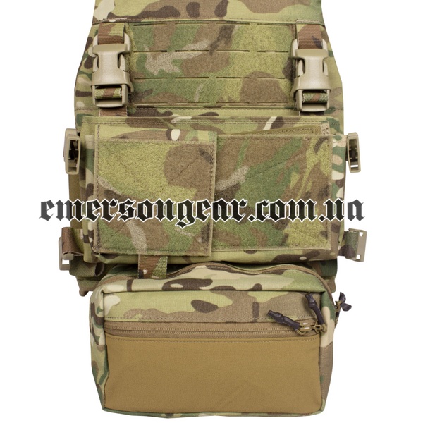 Emerson FCS Style VEST W/MK Chest Rig, Multicam, Plate Carrier