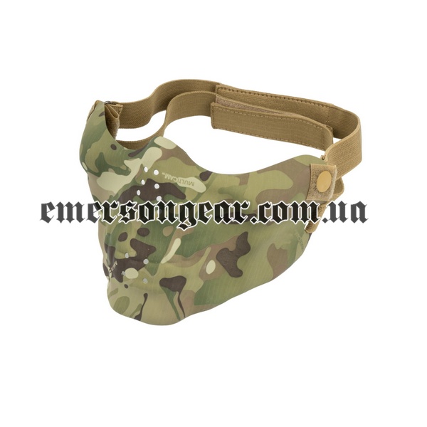 Emerson Skull Half Face Mask, Multicam, Face Mask, Universal