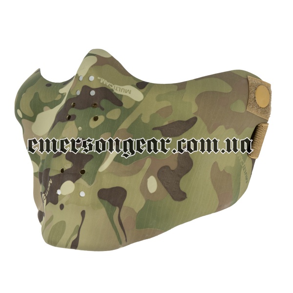 Emerson Skull Half Face Mask, Multicam, Face Mask, Universal