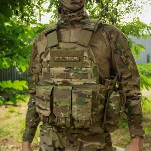 Плитоноска Emerson LBT6094A Plate Carrier с подсумками Multicam