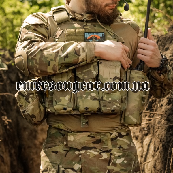 Плитоноска Emerson LBT6094A Plate Carrier з підсумками 2000000049106 фото