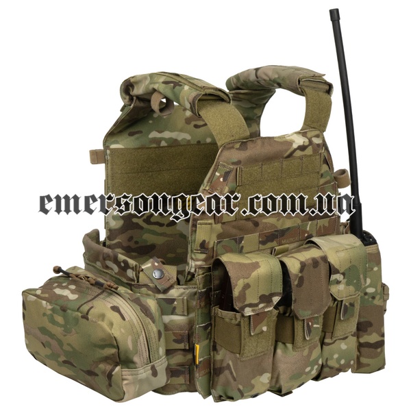 Emerson LBT6094A Plate Carrier w/pouches, Multicam, Plate Carrier