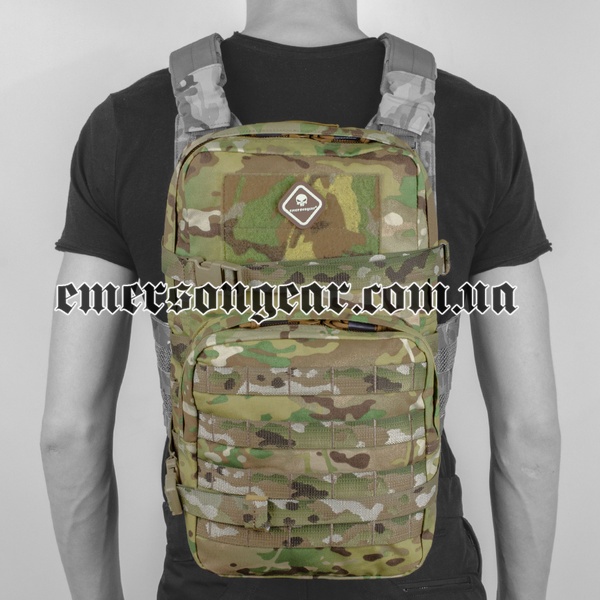 Emerson Modular Assault Pack w/ 3L Hydration Bag, Multicam, Backpacks, 14 l, Cordura 500D