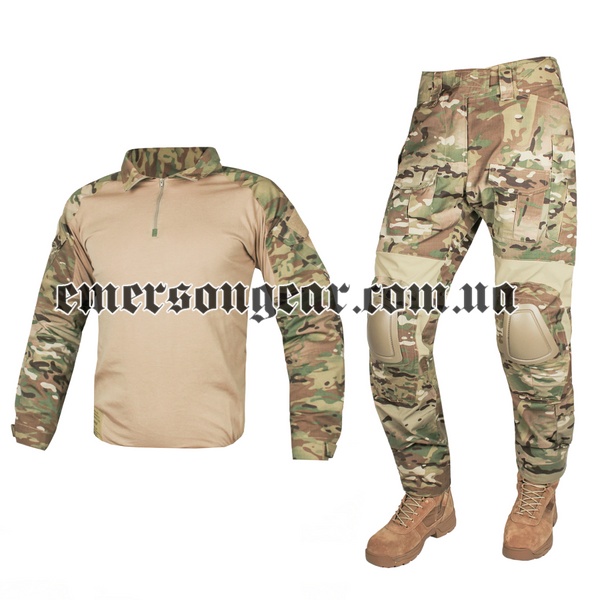 Emerson G2 Combat Uniform Multicam, Multicam, Sets, Small