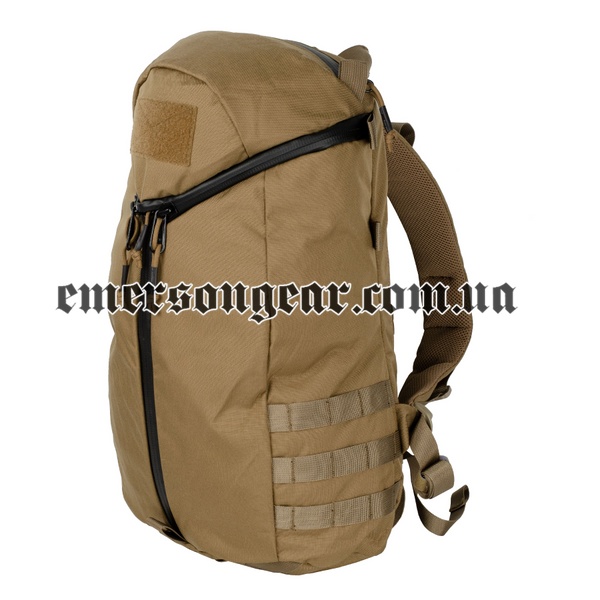 Emerson Y-ZIP City Assault Backpack, Coyote Brown, Backpacks, 33 l, Cordura 500D