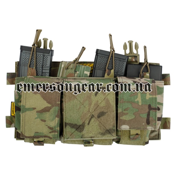 Emerson MF Style Quad 5.56 Compatible Placard, Multicam, Accessories