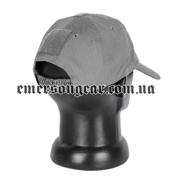 Emerson Baseball Cap, Gray, Caps, Universal