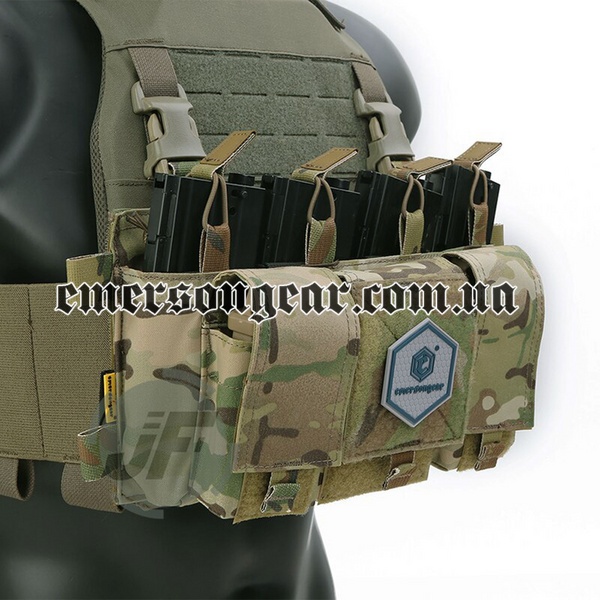 Передняя панель Emerson MF Style Quad 5.56 Compatible Placard для магазинов М4/М16 2000000105062 фото