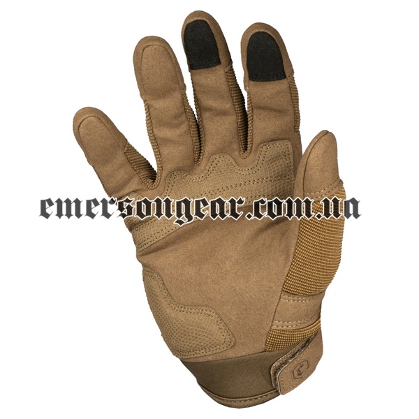 Emerson Tactical Finger Gloves, DE, Gloves, Small