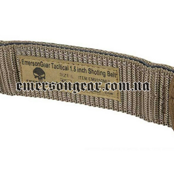 Emerson Hard 4 cm Shooter Belt, Multicam, Belts, Large