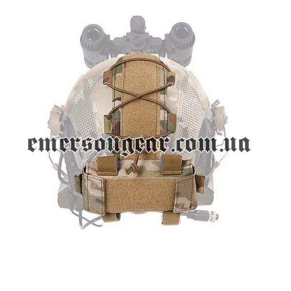 Emerson MK1 Battery Case for Helmet, Coyote Brown, Helmet pouches