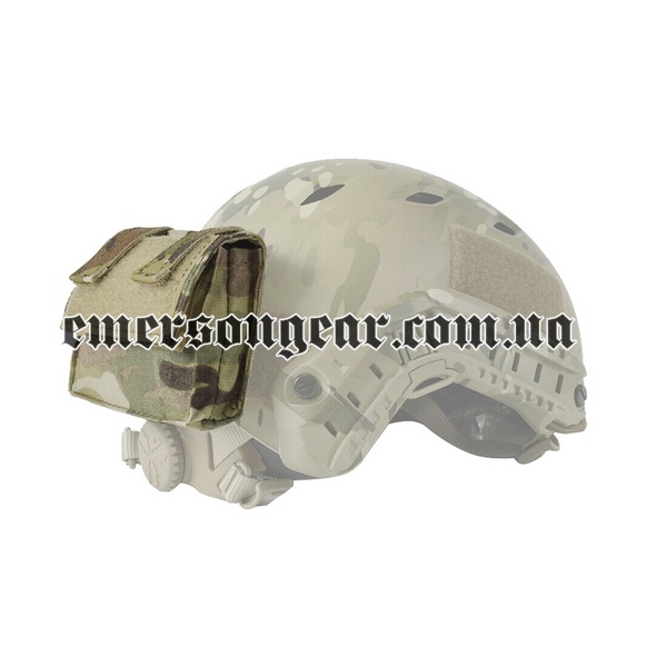 Emerson Cover Removable Rear Pouch, Multicam, Helmet pouches