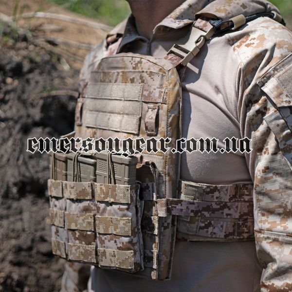 Тройной подсумок Emerson Modular Triple Open Top Magazine Pouch для магазина M4/М16 2000000084503 фото