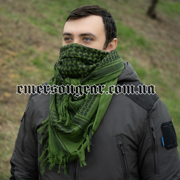 Emerson Shemagh Scarf, Olive Drab, Scarf Shemagh