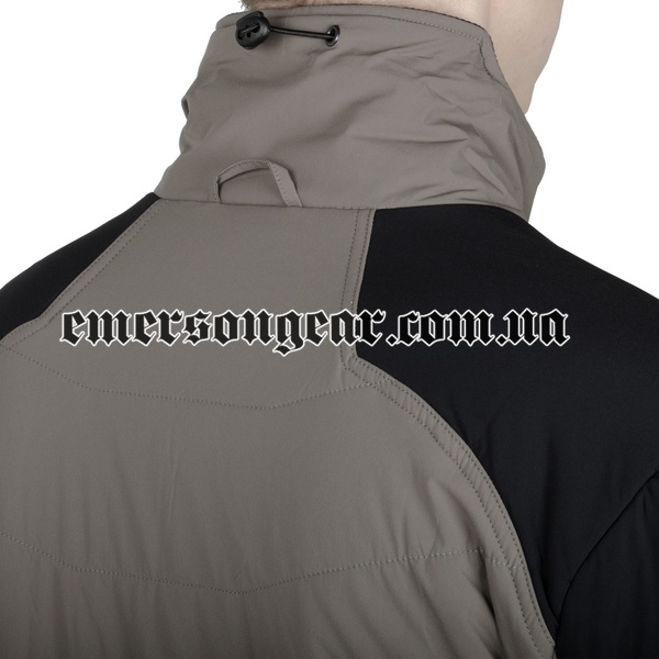 Emerson BlueLabel Patriot Lite “Clavicular Armor” Tactical Warm & Windproof Layer, Gray, Jackets, Small