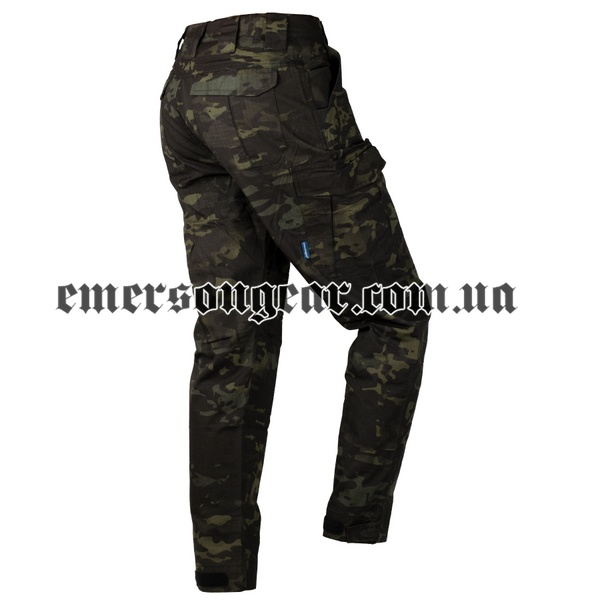 Тактические брюки Emerson Blue Label Ergonomic Fit Long Multicam Black 2000000094540 фото