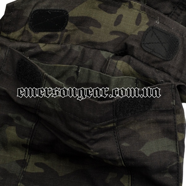 Emerson Blue Label Ergonomic Fit Long Pants Multicam Black, Multicam Black, 32/31