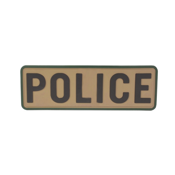 Emerson Police PVC Patch, Brown, Patches