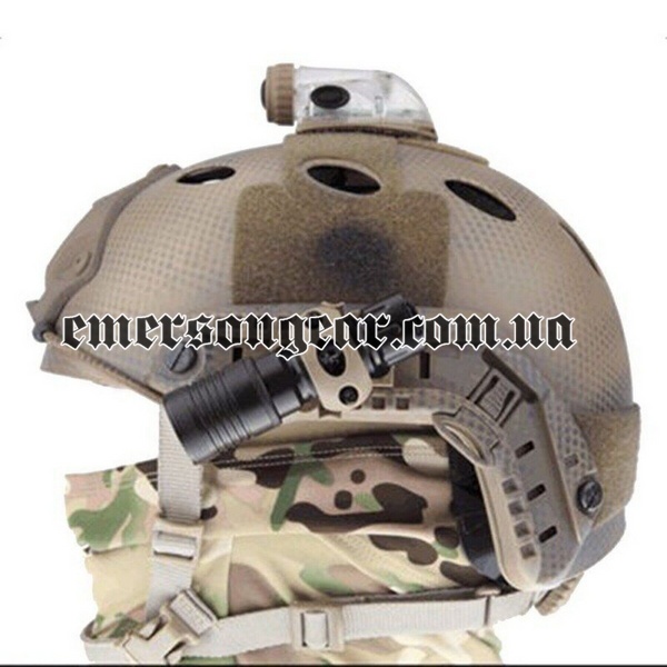 Emerson FAST Helmet Rails Single Clam, DE, Flashlight mounts