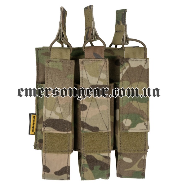 Emerson Modular Triple Mag Pouch for MP7, Multicam, Magazine pouches, Cordura 500D