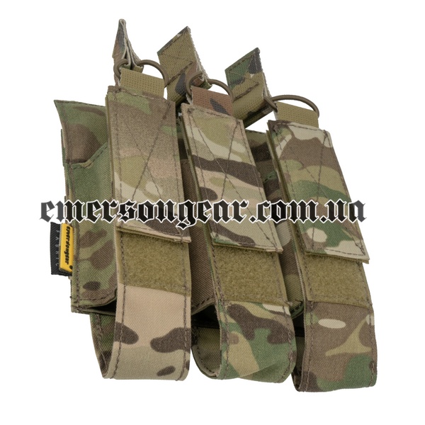 Emerson Modular Triple Mag Pouch for MP7, Multicam, Magazine pouches, Cordura 500D