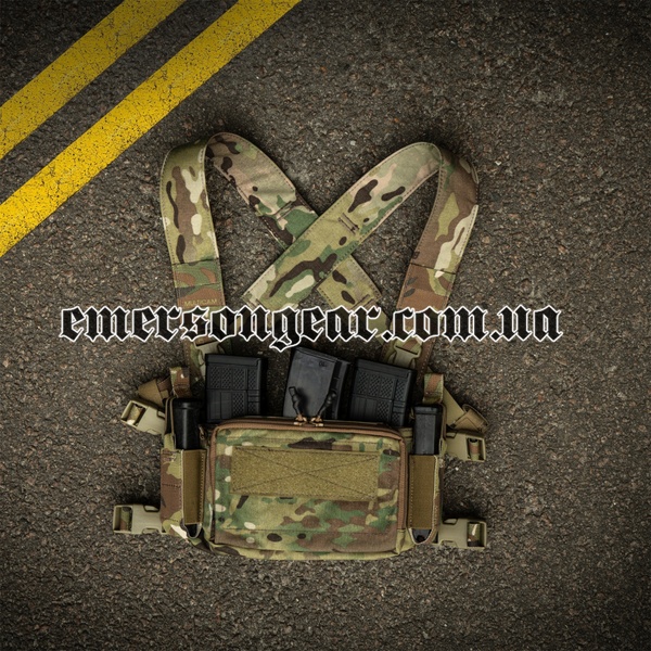 Emerson Tactical D3CR Micro Chest Rig, Multicam, Chest Rigs