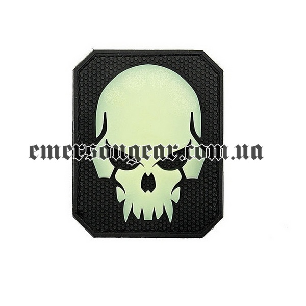 Нашивка Emerson PirateSkull PVC Patch Світлонакопичувач 2000000092577 фото