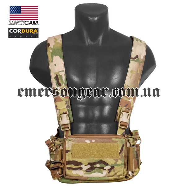 Emerson Tactical D3CR Micro Chest Rig, Multicam, Chest Rigs