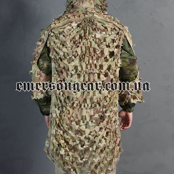 Emerson Tactical Lightweight Assault Ghillie, Multicam, Camo clothes