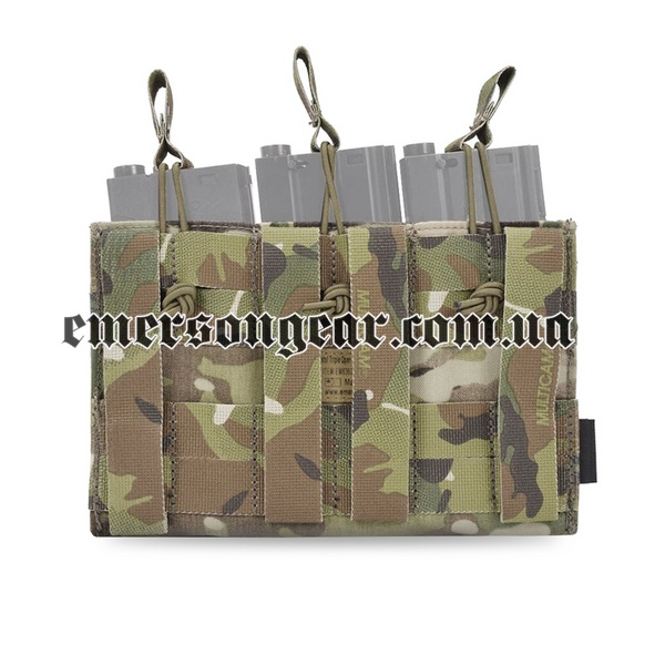 Підсумок Emerson 5.56&Pistol Triple Open Top Magazine Pouch під магазини 2000000084312 фото