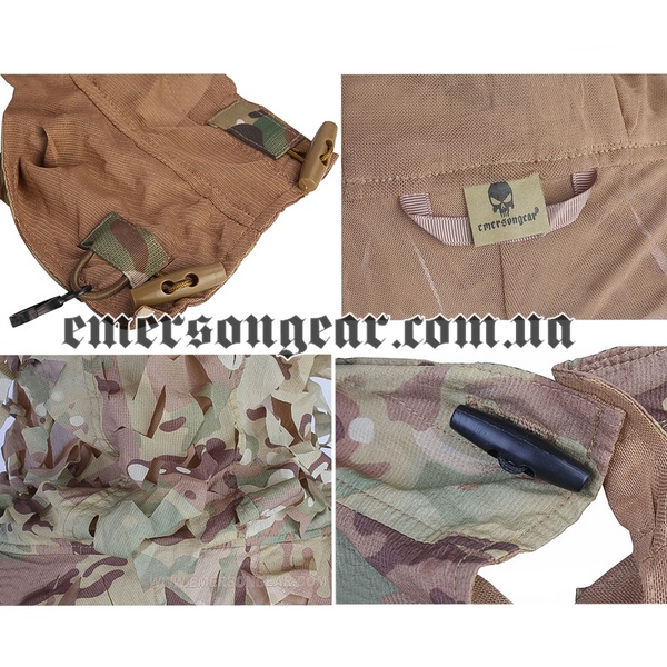 Emerson Tactical Lightweight Assault Ghillie, Multicam, Camo clothes